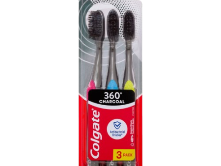 360 Soft Charcoal Toothbrush (3CT) Online now