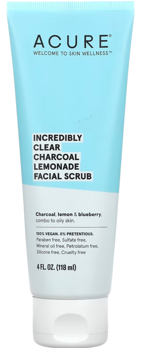 Charcoal Lemon & Blueberry Facial Scrub Fashion