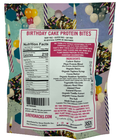 Birthday Cake Protein Bites Online Sale