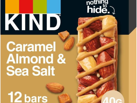 Caramel Almond & Sea Salt Nut Bars (12 CT) Supply