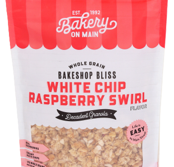 White Chip Raspberry Swirl Granola Sale