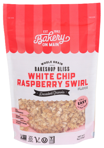 White Chip Raspberry Swirl Granola Sale