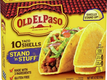 Stand  n Stuff Yellow Corn Taco Shells (10 CT) Supply