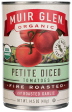 Organic Petit Fire Roasted Garlic Diced Tomatoes Sale