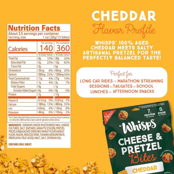 Cheddar Cheese & Pretzel Bites 4.5 oz Cheap