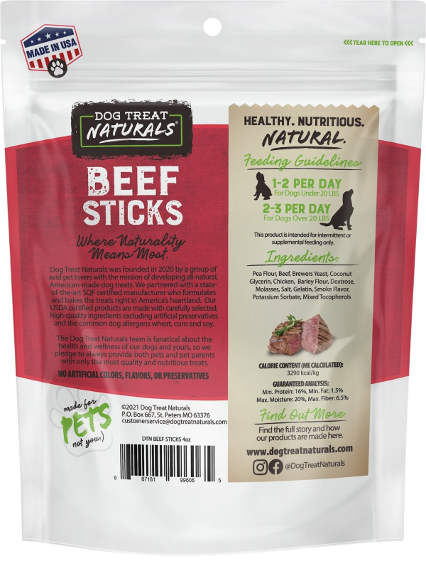 Beef Sticks Dog Treats Discount