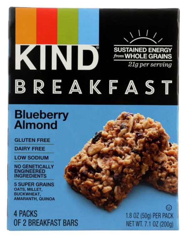 Blueberry Almond  Breakfast Bar (4 Pack) Online Hot Sale