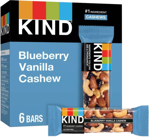 Blueberry Vanilla Cashew Bars 6Ct Cheap