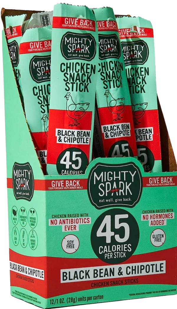 Black Bean & Chipotle Chicken Snack Stick (12 Pack) For Sale