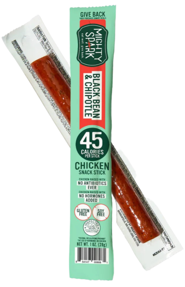 Black Bean & Chipotle Chicken Snack Stick (12 Pack) For Sale