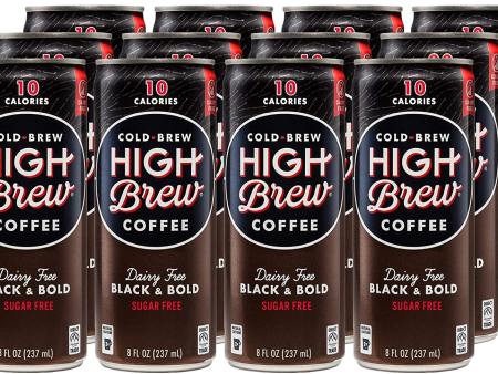 Cold Brew Coffee Dairy Free Black & Bold (12 Pack) For Sale