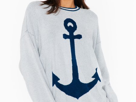 Adventure Sweater ~ Anchor Graphic Knit Sale