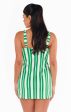 Bimini Swim Dress ~ Center Court Stripe Micro Rib Cheap