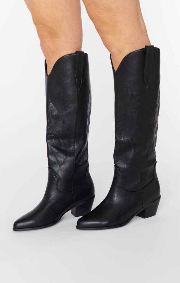 Billini Urson Wide Calf Boot ~ Black Online