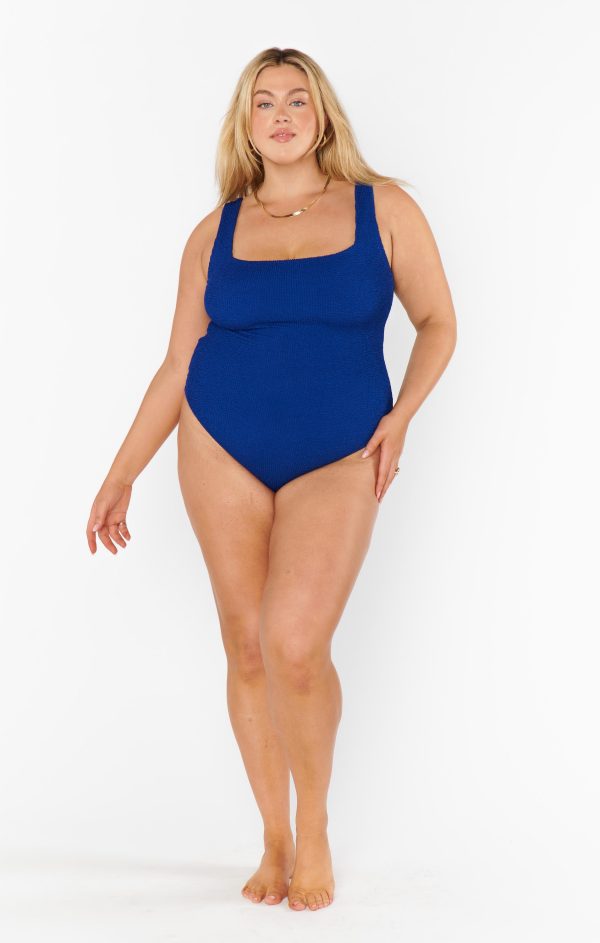 The Scrunch One Piece ~ Navy Scrunch Discount