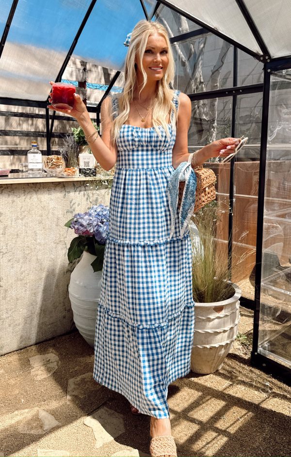 Rosie Dress ~ Blue Bounty Gingham Supply