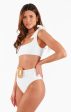 Bahamas Belted Bottom ~ Ivory Rib Scrunch For Discount