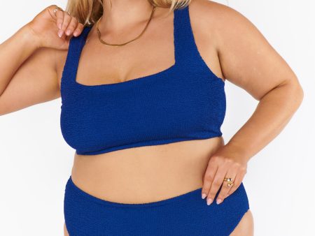 Hot Tub Top ~ Navy Scrunch Online