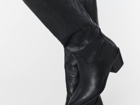 Billini Urson Wide Calf Boot ~ Black Online