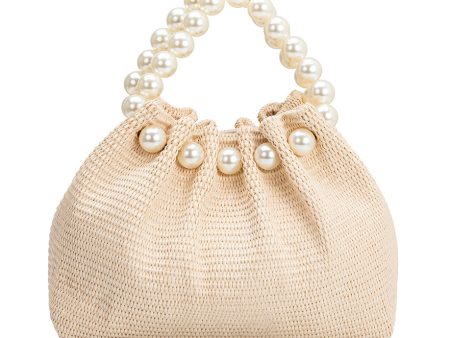 Melie Bianco Josie Top Handle Bag ~ Natural For Sale