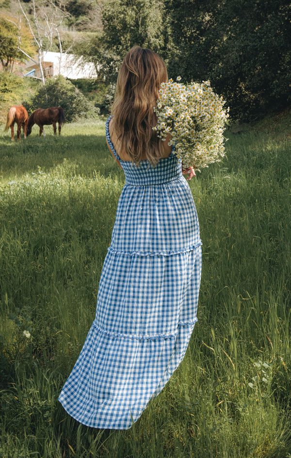 Rosie Dress ~ Blue Bounty Gingham Supply