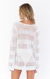 Come Around Coverup ~ White Crochet Online Hot Sale