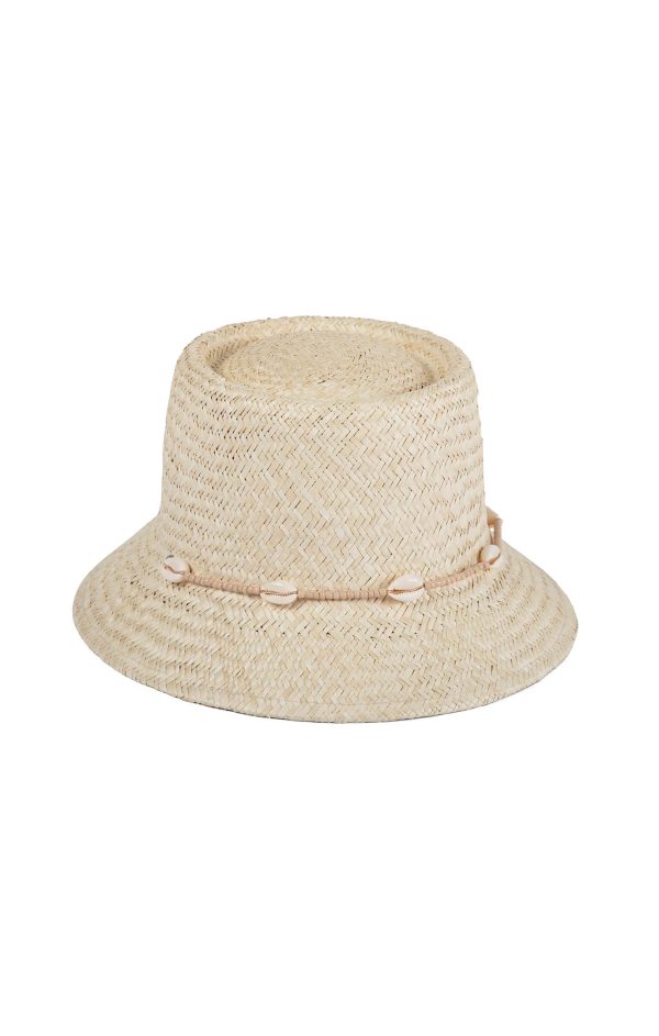 Lack of Color Seashells Inca Bucket Hat ~ Natural Supply