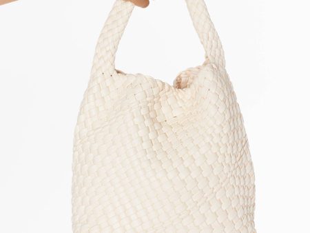 Mayce Woven Bag ~ Off White Discount